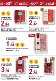 Folleto BonpreuEsclat Página 30: Girbau encenalls 50% duroc €2,24