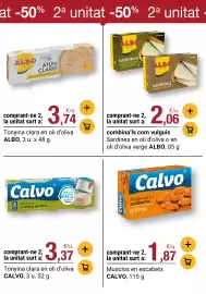 Folleto BonpreuEsclat Página 34: Albo sardinas en aceite de oliva o en aceite de oliva virgen extra €2,06