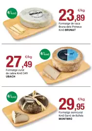 Folleto BonpreuEsclat Página 7: Ubach formatge curat de cabra km0 349 €27,49