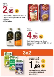 Folleto BonpreuEsclat Página 70: Marcilla cafe soluble cappuccino milka o cappuccino original €2,95
