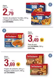 Folleto BonpreuEsclat Página 77: La Cocinera fingers de pollastre €3,69, La Cocinera chicken nuggets €2,79