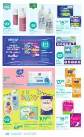 SuperPharm gazetka Strona 20: TAMPAX tampony higieniczne €15,99, ZIAJA płyty do higieny intymnej