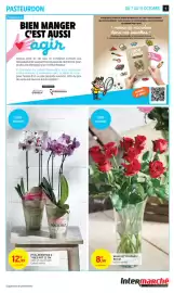 Catalogue Intermarché Contact page 9: PHALAENOPSIS €12,99, LE BOUQUET €8,99