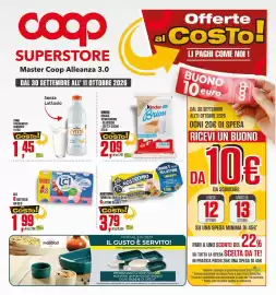 Volantino Coop Master Alleanza 3.0 Pagina 1: Zymil parzialmente scremato €1,45, Tonno all'olio di oliva Nostromo €3,79