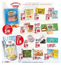 Volantino Coop Master Alleanza 3.0 Pagina 8: Asiago D.O.P. Fresco €3,49, Speck Alto Adige IGP €1,69
