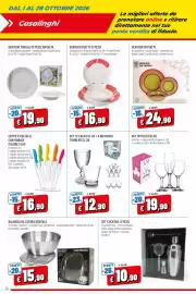 Volantino Famila | Maxi click Pagina 14: Servizio piatti 12 pezzi €16,90, Set 12 calici + 6 bicchieri tumbler €12,90