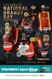 Checkers Liquor Shop catalogue Page 1: Van Ryn's 12-Year-Old Single Potstill Brandy €549,99