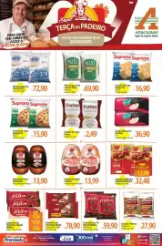 Folheto Atacadão Página 1: Imperio - presunto cozido €13,99, Seara - mortadela defumada €13,90