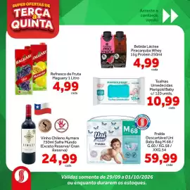 Folheto Shibata Supermercados Página 3: Fralda descartável uni baby bag €59,99, Refresco de Fruta Maguary 1 Litro €4,99
