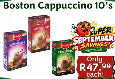 Foodeez catalogue Page 10: Boston Cappuccino €47,99