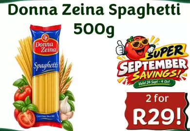 Foodeez catalogue Page 18: Donna Zeina Spaghetti €29,00