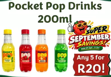 Foodeez catalogue Page 4: Pocket Pop Drinks €20,00