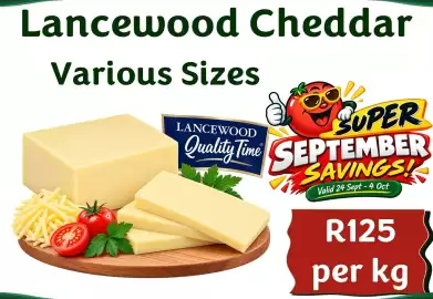 Foodeez catalogue Page 8: Lancewood Cheddar €125,00
