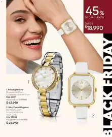 Catálogo Ésika Página 99: Metal - reloj night glow €42.990,00