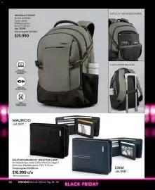 Catálogo Cyzone Página 50: Mochila ethan €25.990,00, Billetera mauricio/ billetera llam €10.990,00
