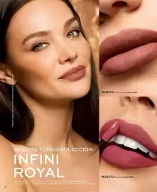 Catálogo L'Bel Página 6: Modelo maquillada con Infini Absolu tono Nude Lumiere. 6 NUEVOS TONOS COLECCIÓN INFINI ROYAL Prueba