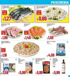 Volantino Galassia superstore Pagina 7: Filetto di trota salmonata €1,49, Branzino €1,27