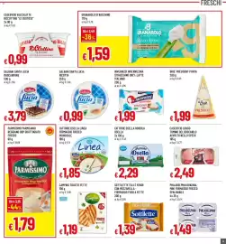 Volantino Galassia superstore Pagina 9: Fattorie Osella Linea Formaggio Fresco Primosale €1,85, Campina toastie fette €1,19