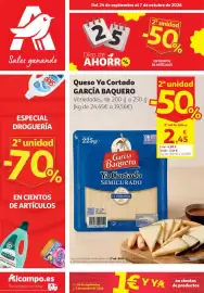 Folleto Alcampo Página 1: Sales ganando P Skip ESPECIAL DROGUERÍA 2a unidad -70% EN CIENTOS DE ARTÍCULOS Del 24 de