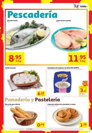 Folleto Alcampo Página 3: La Gula del Norte sucedáneo de angulas €3,25, Anilla de pota €6,49