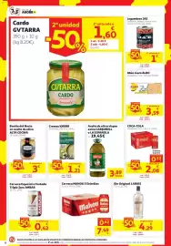 Folleto Alcampo Página 6: Mahou 5 Estrellas €7,49, La Española aceite de oliva virgen extra €3,89