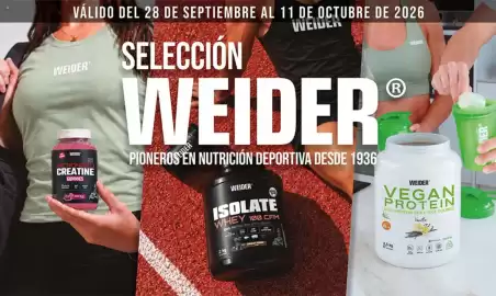 Catálogo Costco Página 1: VÁLIDO DEL 28 DE SEPTIEMBRE AL 11 DE OCTUBRE DE 2026 WEIDER WEDER MICRONIZ CREATINE GUMMIES