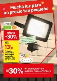 Catálogo Leroy Merlin Página 111: Yonkers proyector exterior led gris plata 30 W €13,99
