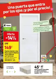 Catálogo Leroy Merlin Página 23: Kit de 5 tapetas extensibles en L MDF lacado blanco €45,00