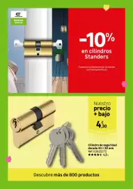 Catálogo Leroy Merlin Página 27: Standers cilindros, Cilindro de seguridad dorado €4,30