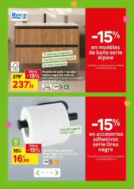 Catálogo Leroy Merlin Página 34: Roca mueble de baño serie Alpine €237,15, Orea negro €16,99