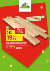 Catálogo Leroy Merlin Página 4: Leroy Merlin suelo vinílico SPC ARTENS Extrem Zaragoza efecto madera 5,5 mm €19,99