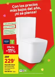 Catálogo Leroy Merlin Página 42: Grohe wc clova €229,00