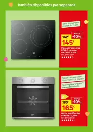 Catálogo Leroy Merlin Página 46: Beko placa vitrocerámica 3 zonas de cocción €145,00, Beko horno multifunción €165,00