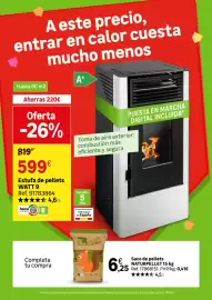 Catálogo Leroy Merlin Página 57: Naturpellet saco de pellets €6,25, Watt 9 €599,00