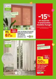 Catálogo Leroy Merlin Página 70: Inspire estor enrollable translúcido Kangri liso marrón cotta 2 €67,99