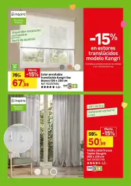Catálogo Leroy Merlin Página 72: Inspire visillo cinta frunce Taylor liso gris €50,99