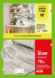 Catálogo Leroy Merlin Página 79: Home index alfombra pelo medio puro marble €79,99, Home INDEX Tablero de pino €18,00