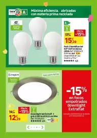 Catálogo Leroy Merlin Página 98: Inspire downlight led Extrafl t gris €12,29, Standers pack 3 bombillas led €15,29
