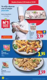 Catálogo Lidl semana 41 Página 10: Ocean Sea Boquerones en tempura €3,59, Ocean Sea puntilla de chipirón €3,19