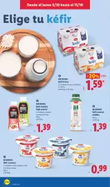 Catálogo Lidl semana 41 Página 12: Milbona kéfir cremoso €0,99, Milbona Kéfir frutas €1,59
