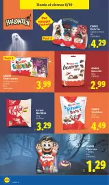 Catálogo Lidl semana 41 Página 36: Kinder bueno mini €2,99, Kinder Schokobons €4,49