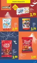 Catálogo Lidl semana 41 Página 37: Kinder chocolate mini €2,99, Kinder Chocolate happy €3,79