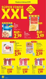 Catálogo Lidl semana 41 Página 44: Realvalle tiras de bacon €2,09, Realvalle salchichón extra €1,99