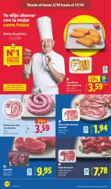 Catálogo Lidl semana 41 Página 6: Tacos de vacuno €7,78, Cerdo filete cabeza de lomo extrafino €1,94