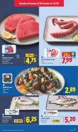 Catálogo Lidl semana 41 Página 9: Lubina limpia €5,20, Mejillón fresco €2,89