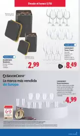 Catálogo Lidl | Bazar Página 11: Silvercrest recipiente €2,99, Silvercrest vasos / copas €8,49