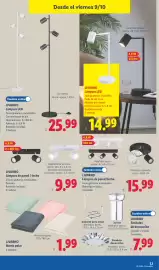 Catálogo Lidl | Bazar Página 23: Livarno lámpara de pared/techo €15,99, Livarno manta polar €1,99