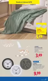 Catálogo Lidl | Bazar Página 25: Livarno reloj radiocontrolado €9,99, Livarno cinta luminosa led €3,49