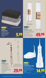Catálogo Lidl | Bazar Página 3: Cien beauty irrigador bucal recargable €14,99, Livarno sistema de ducha €29,99