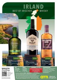 CITTI Markt Prospekt | Whisky Seite 4: Tullamore Dew Irish Whiskey €24,99, Teeling Small Batch Irish Whiskey €24,99